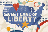 Love and Liberty I by Veronique Charron. SKU 72883i. Archival Giclee Fine art print for wall decor.