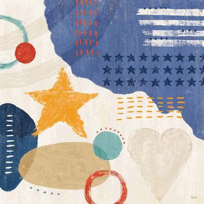 Love and Liberty II by Veronique Charron. SKU 72884a. Archival Giclee Fine art print for wall decor.