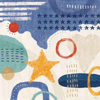 Love and Liberty IV by Veronique Charron. SKU 72886a. Archival Giclee Fine art print for wall decor.