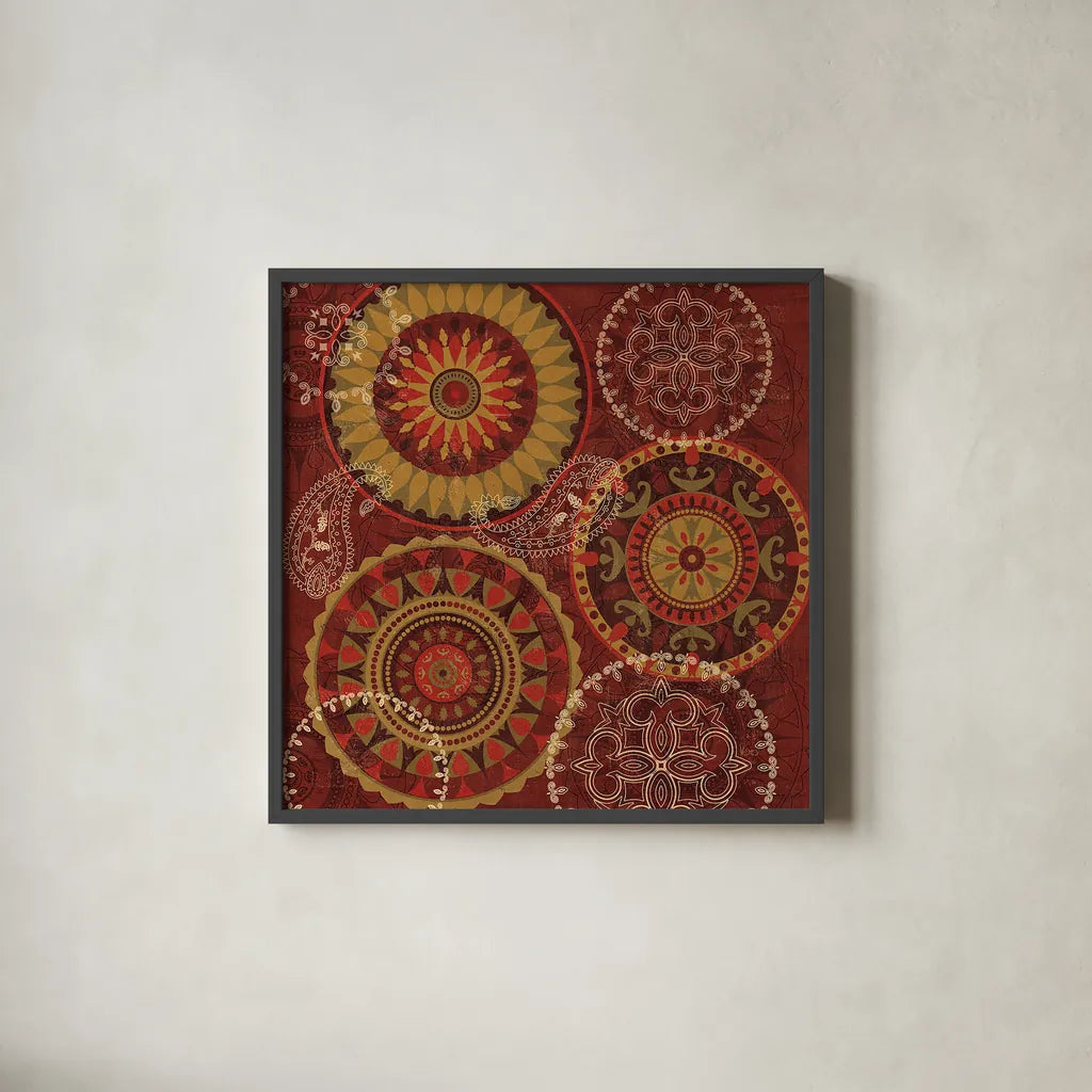 Majestic II by Veronique Charron. Shown in a sleek black glass frame for a contemporary gallery look. Available as an archival giclee rolled canvas, fine art paper, or poster print. SKU 41725a.