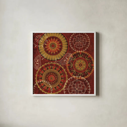 Majestic II by Veronique Charron. Shown in a crisp white glass frame for a clean and minimalist style. Available as an archival giclee rolled canvas, fine art paper, or poster print. SKU 41725a.