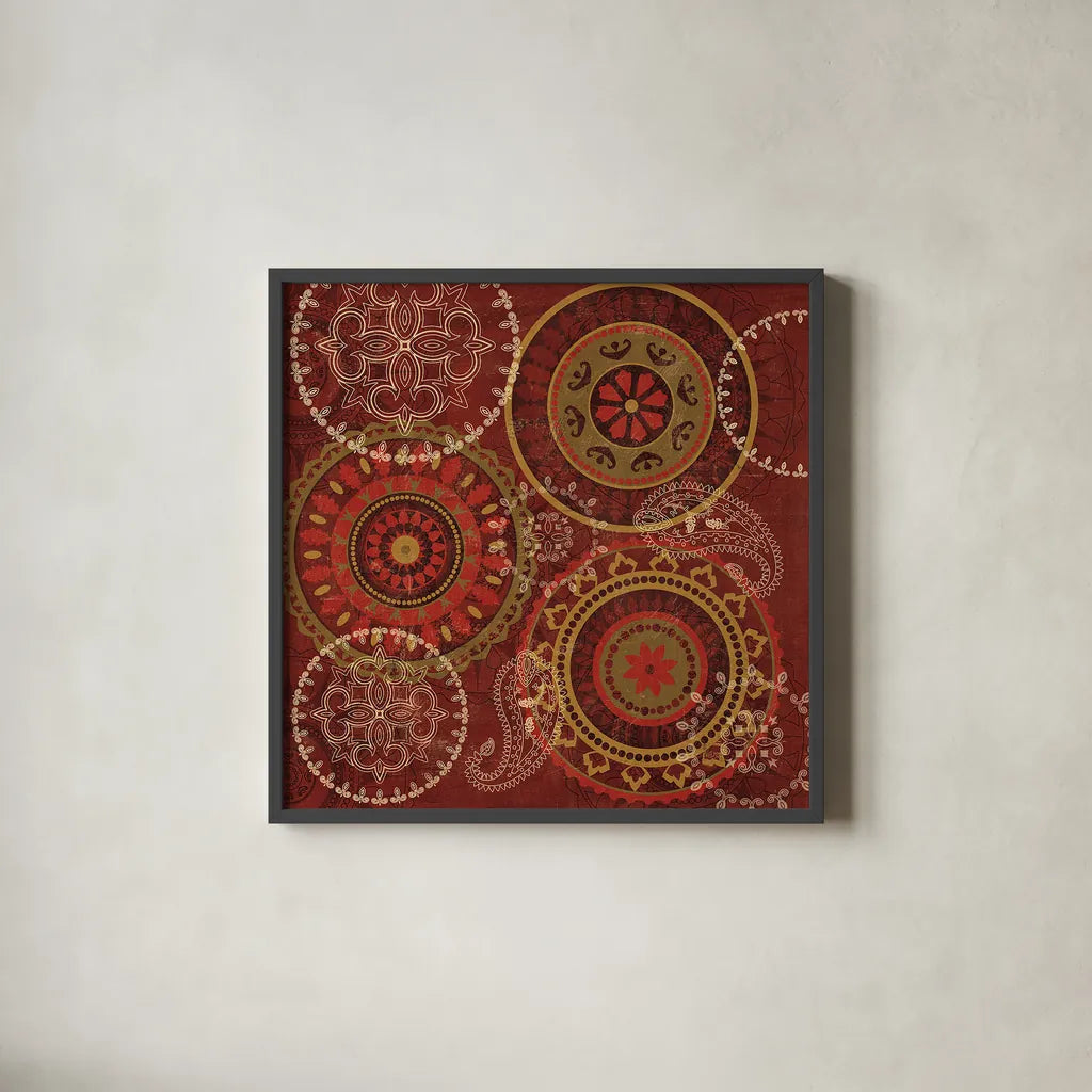 Majestic III by Veronique Charron. Shown in a sleek black glass frame for a contemporary gallery look. Available as an archival giclee rolled canvas, fine art paper, or poster print. SKU 41726a.