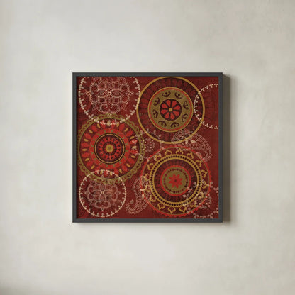 Majestic III by Veronique Charron. Shown in a sleek black glass frame for a contemporary gallery look. Available as an archival giclee rolled canvas, fine art paper, or poster print. SKU 41726a.