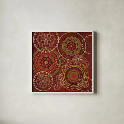 Majestic III by Veronique Charron. Shown in a crisp white glass frame for a clean and minimalist style. Available as an archival giclee rolled canvas, fine art paper, or poster print. SKU 41726a.