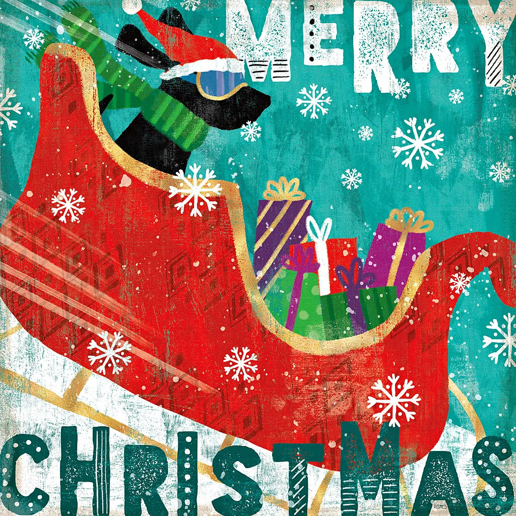 Merry Making III by Veronique Charron. SKU 49156a. Archival Giclee Fine art print for wall decor.