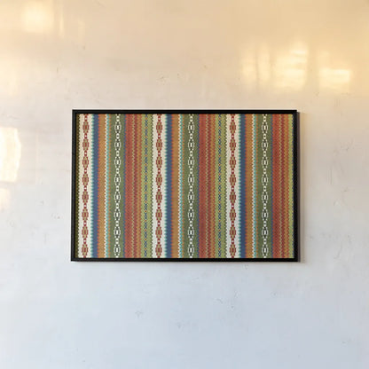 Mexican Fiesta VIII by Veronique Charron. shown as a paper print in a black flame. Available as a archival giclee rolled canvas, fine art paper, or poster print. SKU 24951i.