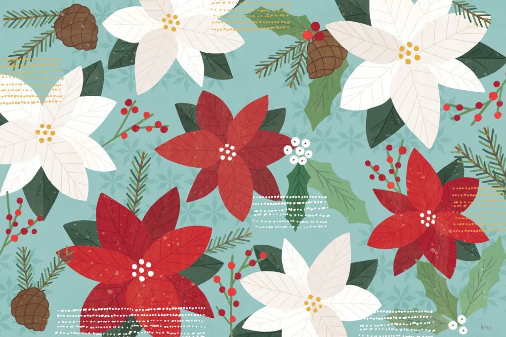 Mod Holiday I by Veronique Charron. SKU 78151i. Archival Giclee Fine art print for wall decor.