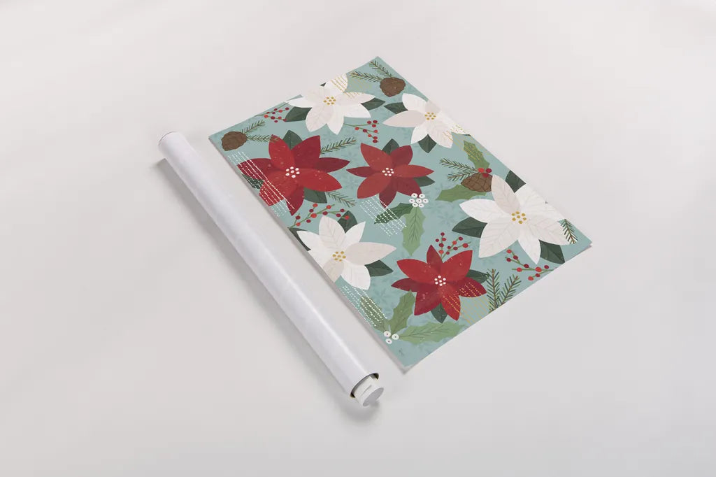 Mod Holiday I by Veronique Charron. shown as a rolled paper print. Available as archival giclee rolled canvas, fine art paper, or poster print. SKU 78151i.