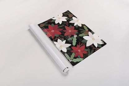 Mod Holiday I Dark by Veronique Charron. shown as a rolled paper print. Available as archival giclee rolled canvas, fine art paper, or poster print. SKU 78158i.