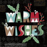 Mod Holiday VI Dark by Veronique Charron. SKU 78159a. Archival Giclee Fine art print for wall decor.