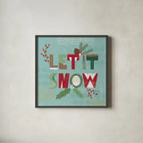 Mod Holiday VII by Veronique Charron. Shown in a sleek black glass frame for a contemporary gallery look. Available as an archival giclee rolled canvas, fine art paper, or poster print. SKU 78157a.