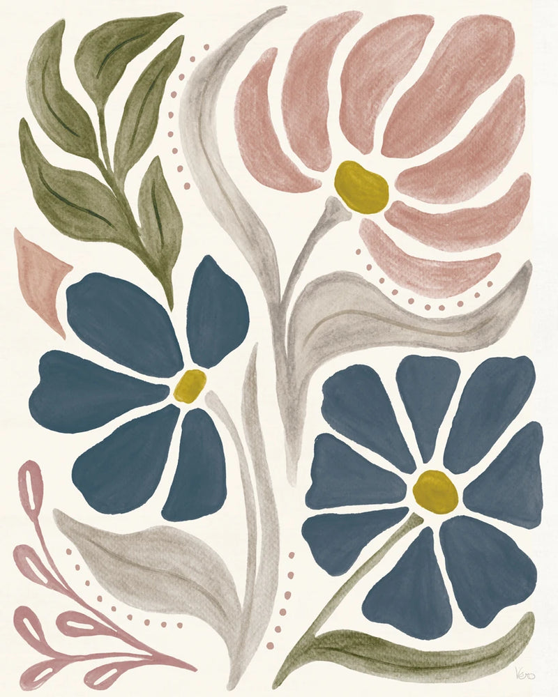 Modern Petals II Honeybloom by Veronique Charron