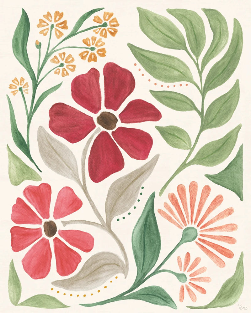 Modern Petals III by Veronique Charron