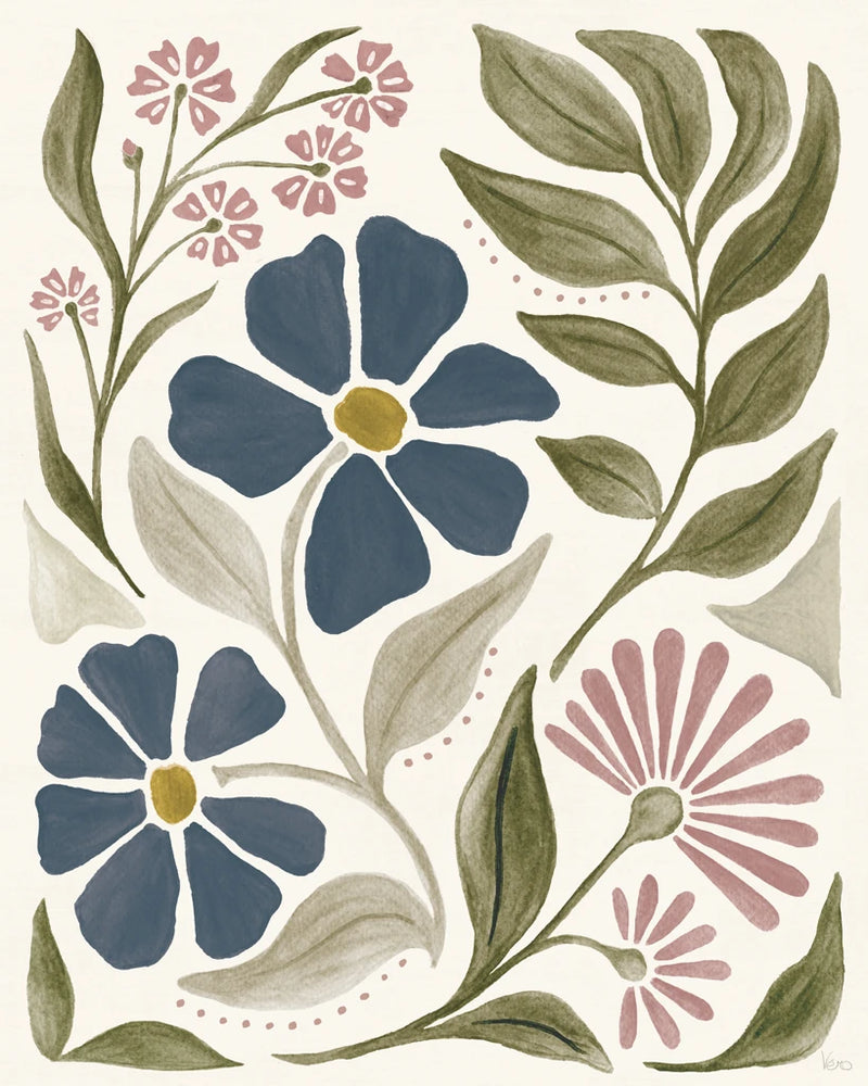 Modern Petals III Honeybloom by Veronique Charron