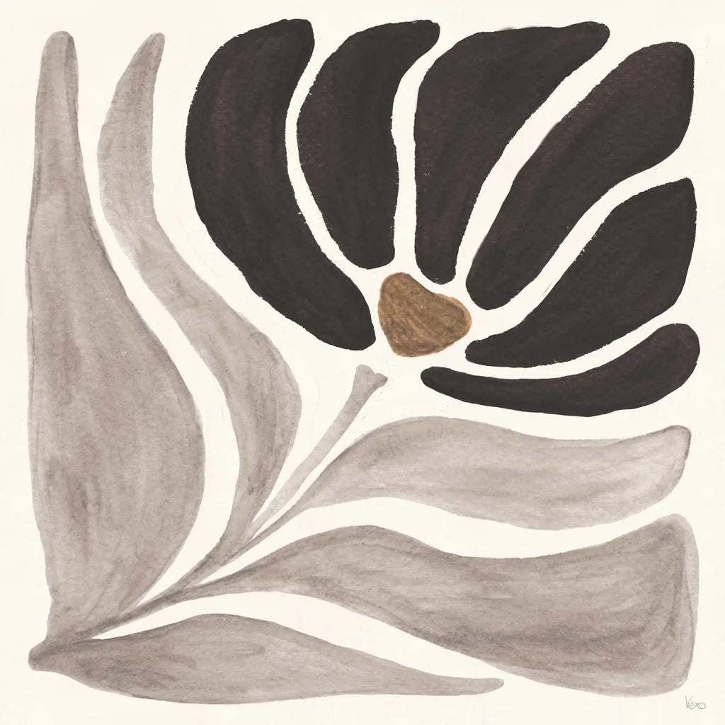Modern Petals IV Neutral by Veronique Charron. SKU 89115a. Archival Giclee Fine art print for wall decor.