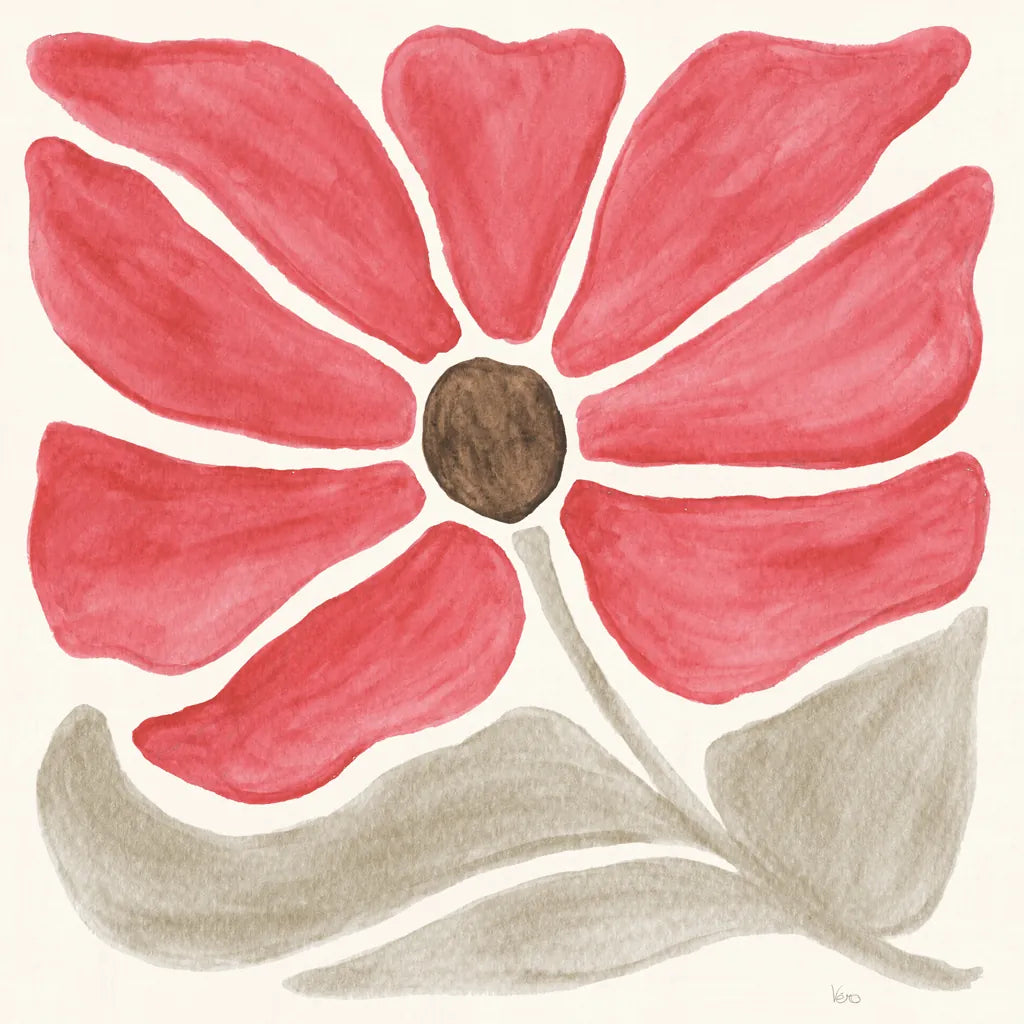 Modern Petals V by Veronique Charron. SKU 89109a. Archival Giclee Fine art print for wall decor.