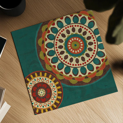 Moroccan Kasbah II by Veronique Charron. Shown as a detailed flat fine art print, highlighting archival giclee quality. Available as an archival giclee rolled canvas, fine art paper, or poster print. SKU 74271a.