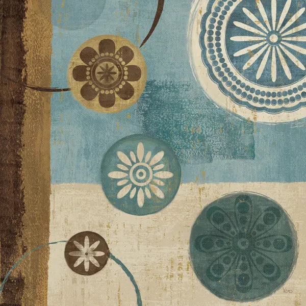 New Generation Blue II by Veronique Charron. SKU 3901a. Archival Giclee Fine art print for wall decor.