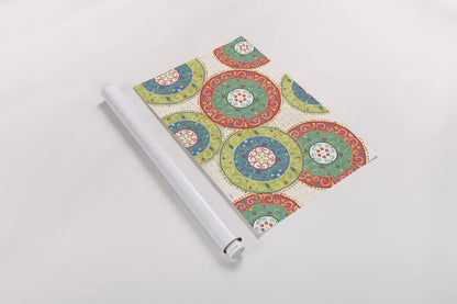 Otomi Cats VI by Veronique Charron. shown as a rolled paper print. Available as archival giclee rolled canvas, fine art paper, or poster print. SKU 43840i.