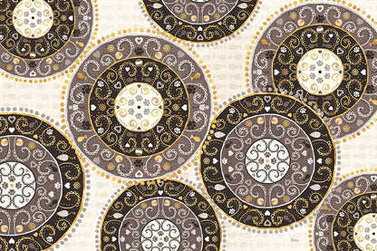 Otomi Cats VI Neutral by Veronique Charron. SKU 43858i. Archival Giclee Fine art print for wall decor.