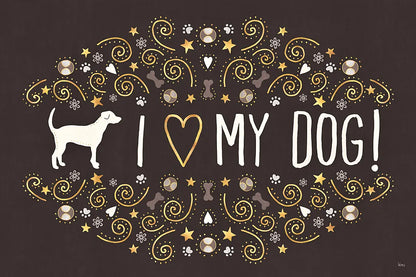 Otomi Dogs I Dark Neutral by Veronique Charron. SKU 44039i. Archival Giclee Fine art print for wall decor.