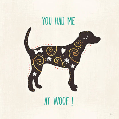 Otomi Dogs IV by Veronique Charron. SKU 44030a. Archival Giclee Fine art print for wall decor.