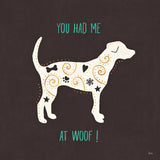 Otomi Dogs IV Dark by Veronique Charron. SKU 44036a. Archival Giclee Fine art print for wall decor.