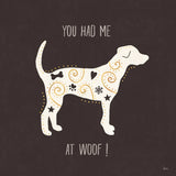 Otomi Dogs IV Dark Neutral by Veronique Charron. SKU 44042a. Archival Giclee Fine art print for wall decor.