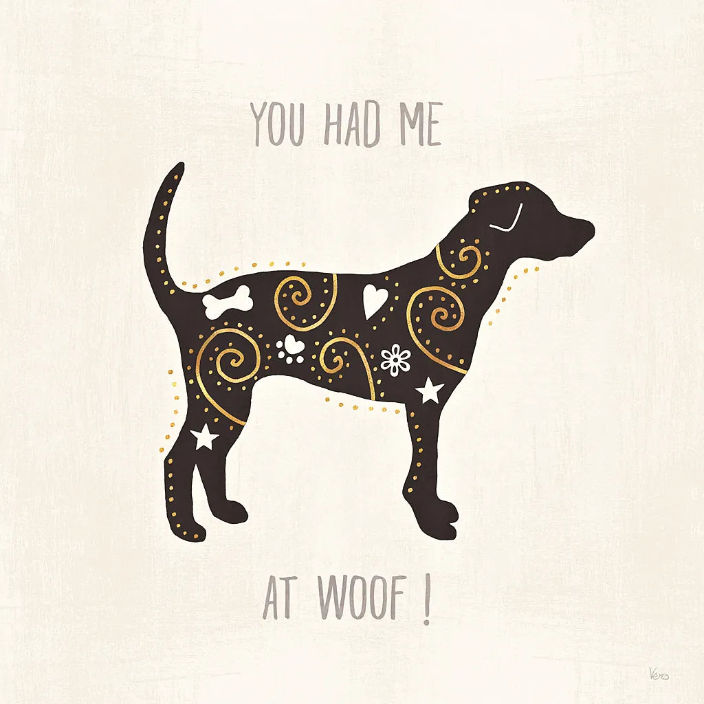 Otomi Dogs IV Neutral by Veronique Charron. SKU 44048a. Archival Giclee Fine art print for wall decor.