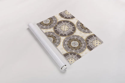 Otomi Dogs VI Neutral by Veronique Charron. shown as a rolled paper print. Available as archival giclee rolled canvas, fine art paper, or poster print. SKU 44050i.