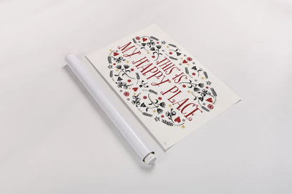 Otomi Farm I by Veronique Charron. shown as a rolled paper print. Available as archival giclee rolled canvas, fine art paper, or poster print. SKU 42380i.