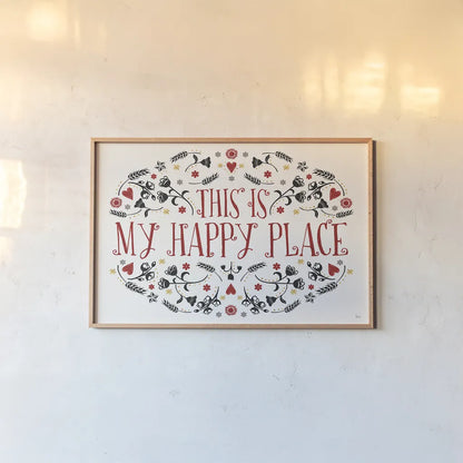 Otomi Farm I by Veronique Charron. shown as a paper print in a natural frame. Available as a archival giclee rolled canvas, fine art paper, or poster print. SKU 42380i.