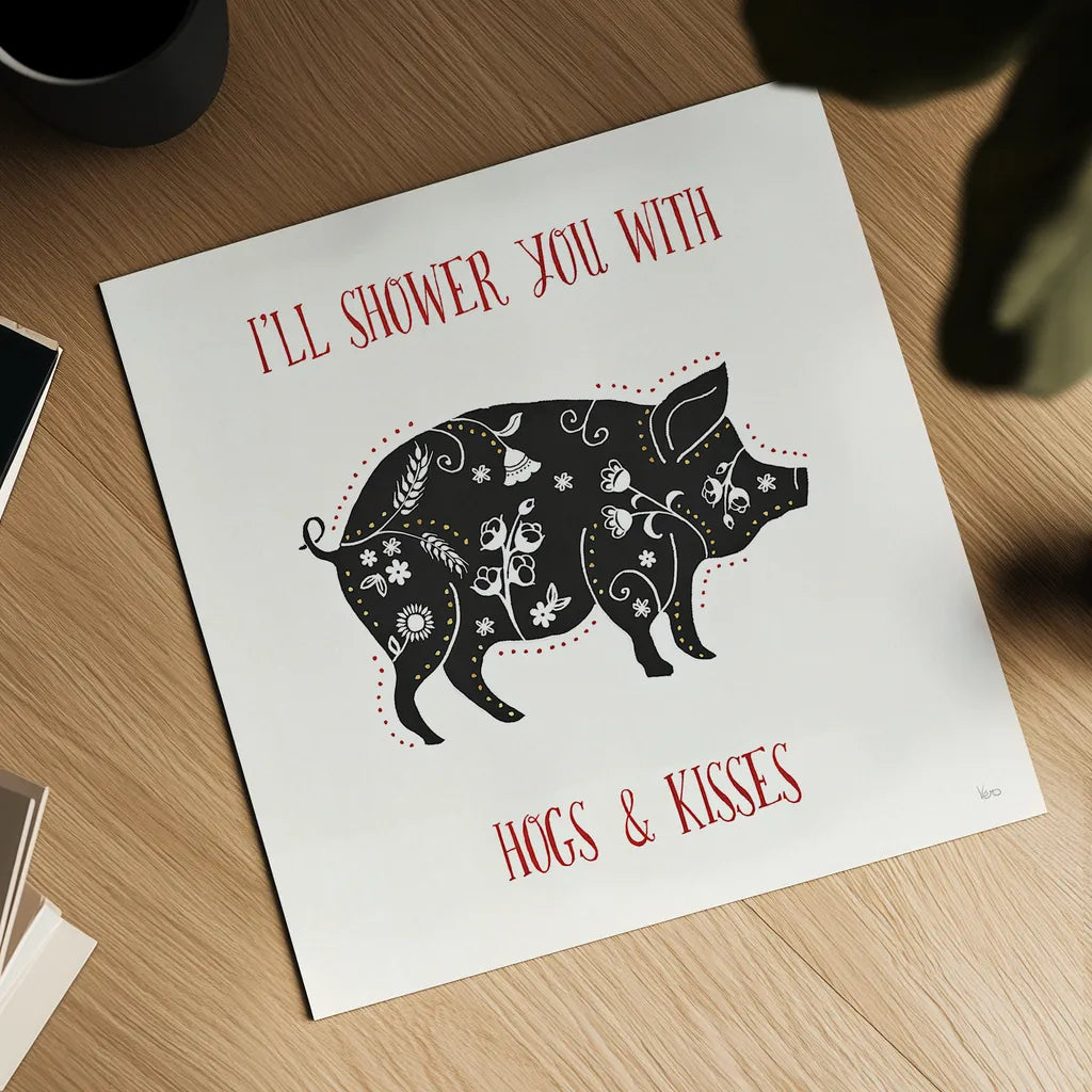 Otomi Farm II by Veronique Charron. Shown as a detailed flat fine art print, highlighting archival giclee quality. Available as an archival giclee rolled canvas, fine art paper, or poster print. SKU 42381a.