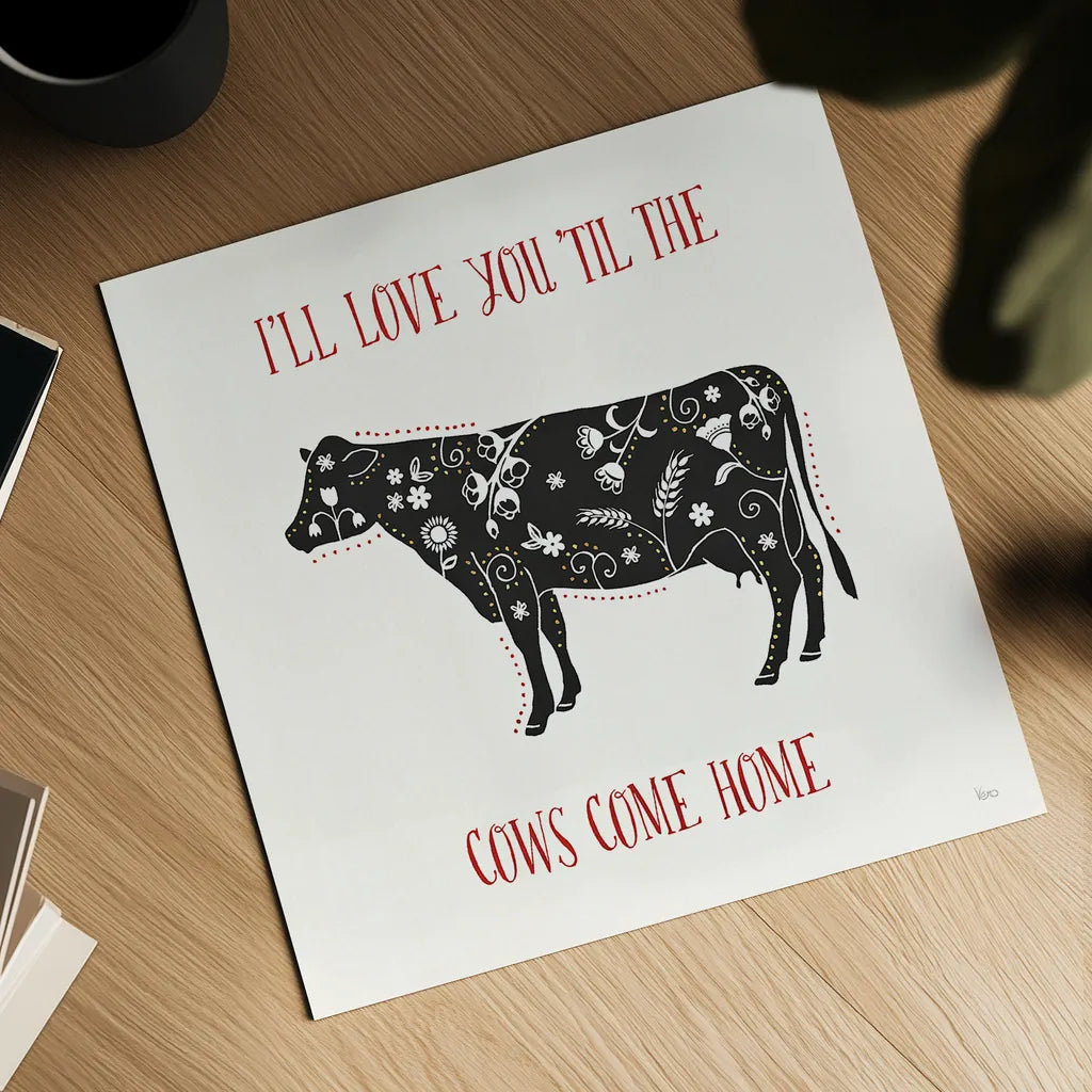 Otomi Farm III by Veronique Charron. Shown as a detailed flat fine art print, highlighting archival giclee quality. Available as an archival giclee rolled canvas, fine art paper, or poster print. SKU 42382a.