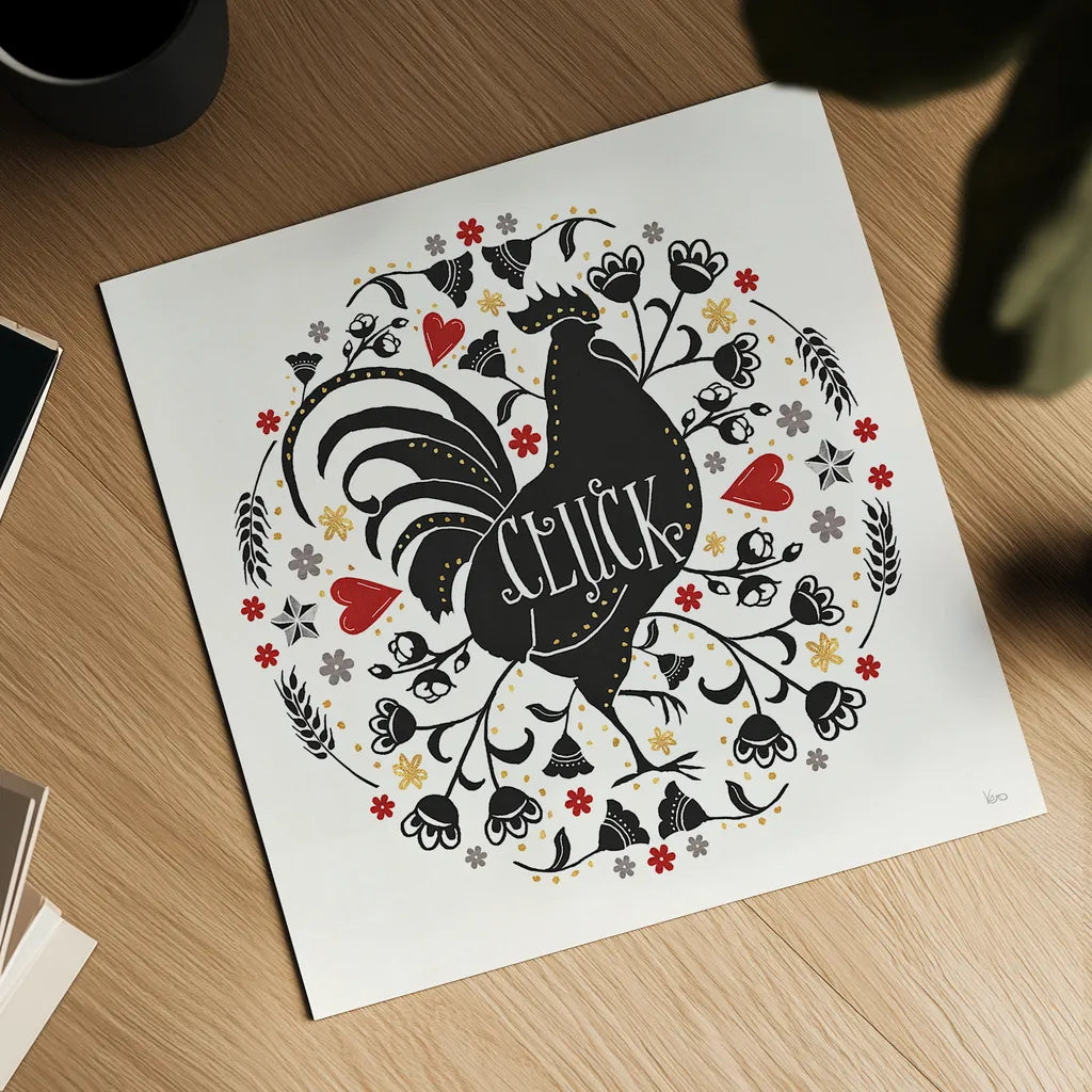 Otomi Farm VIII by Veronique Charron. Shown as a detailed flat fine art print, highlighting archival giclee quality. Available as an archival giclee rolled canvas, fine art paper, or poster print. SKU 42387a.