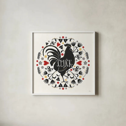 Otomi Farm VIII by Veronique Charron. Shown in a crisp white glass frame for a clean and minimalist style. Available as an archival giclee rolled canvas, fine art paper, or poster print. SKU 42387a.