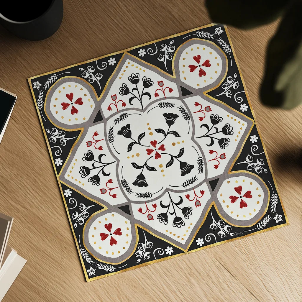 Otomi Farm XIII by Veronique Charron. Shown as a detailed flat fine art print, highlighting archival giclee quality. Available as an archival giclee rolled canvas, fine art paper, or poster print. SKU 42392a.