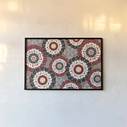 Otomi Farm XV by Veronique Charron. shown as a paper print in a black flame. Available as a archival giclee rolled canvas, fine art paper, or poster print. SKU 42394i.