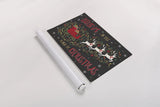Otomi Holiday V Black by Veronique Charron. shown as a rolled paper print. Available as archival giclee rolled canvas, fine art paper, or poster print. SKU 45526i.