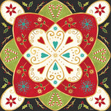 Otomi Holiday XI Black by Veronique Charron. SKU 45532a. Archival Giclee Fine art print for wall decor.