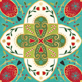 Otomi Holiday XII by Veronique Charron. SKU 45525a. Archival Giclee Fine art print for wall decor.