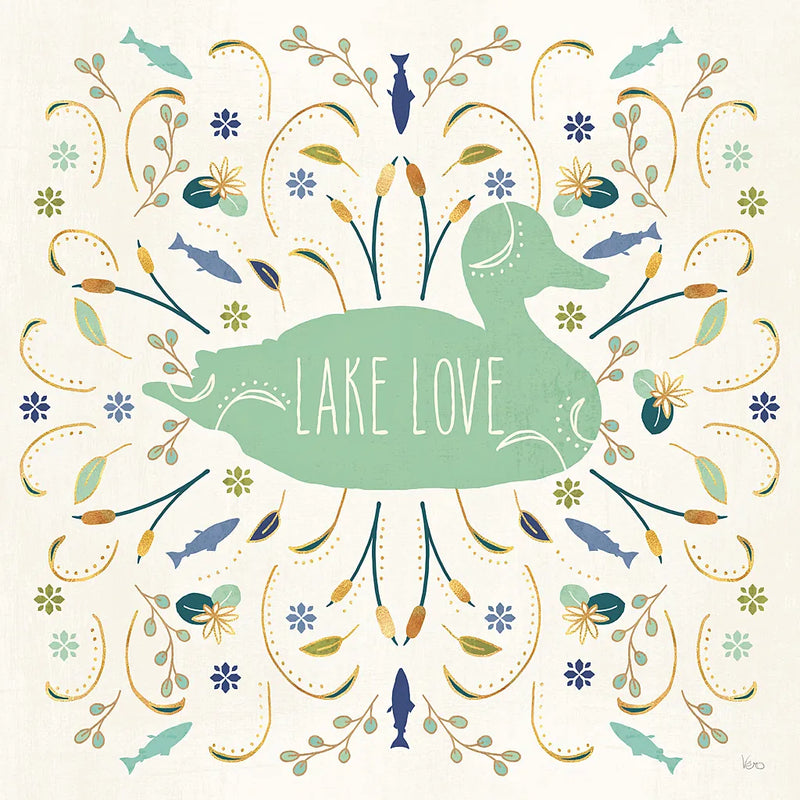 Otomi Lake II by Veronique Charron. SKU 46438a. Archival Giclee Fine art print for wall decor.