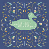 Otomi Lake II Dark by Veronique Charron. SKU 46449a. Archival Giclee Fine art print for wall decor.