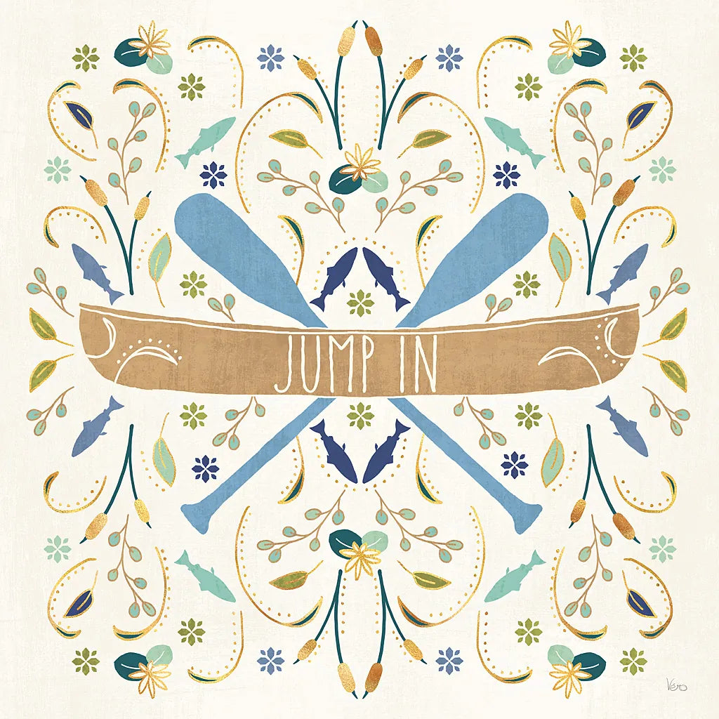 Otomi Lake III by Veronique Charron. SKU 46439a. Archival Giclee Fine art print for wall decor.