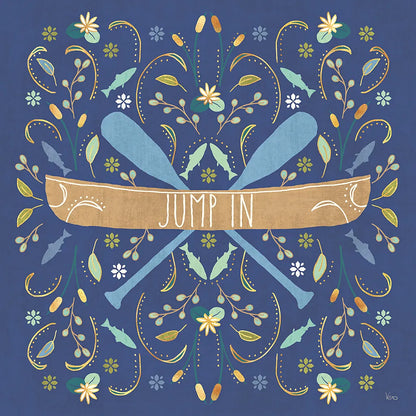 Otomi Lake III Dark by Veronique Charron. SKU 46450a. Archival Giclee Fine art print for wall decor.