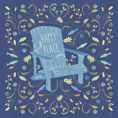 Otomi Lake IV Dark by Veronique Charron. SKU 46451a. Archival Giclee Fine art print for wall decor.