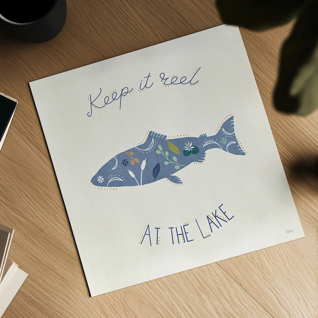 Otomi Lake IX by Veronique Charron. Shown as a detailed flat fine art print, highlighting archival giclee quality. Available as an archival giclee rolled canvas, fine art paper, or poster print. SKU 46445a.