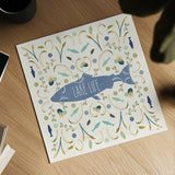 Otomi Lake V by Veronique Charron. Shown as a detailed flat fine art print, highlighting archival giclee quality. Available as an archival giclee rolled canvas, fine art paper, or poster print. SKU 46441a.