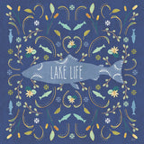 Otomi Lake V Dark by Veronique Charron. SKU 46452a. Archival Giclee Fine art print for wall decor.