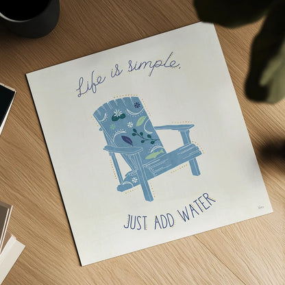 Otomi Lake VIII by Veronique Charron. Shown as a detailed flat fine art print, highlighting archival giclee quality. Available as an archival giclee rolled canvas, fine art paper, or poster print. SKU 46444a.